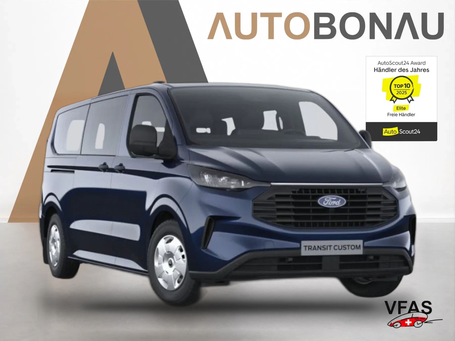 FORD Transit Custom Kombi Aut Trend L2 SHZ 5J-Gar 9-S bei Auto Bonau