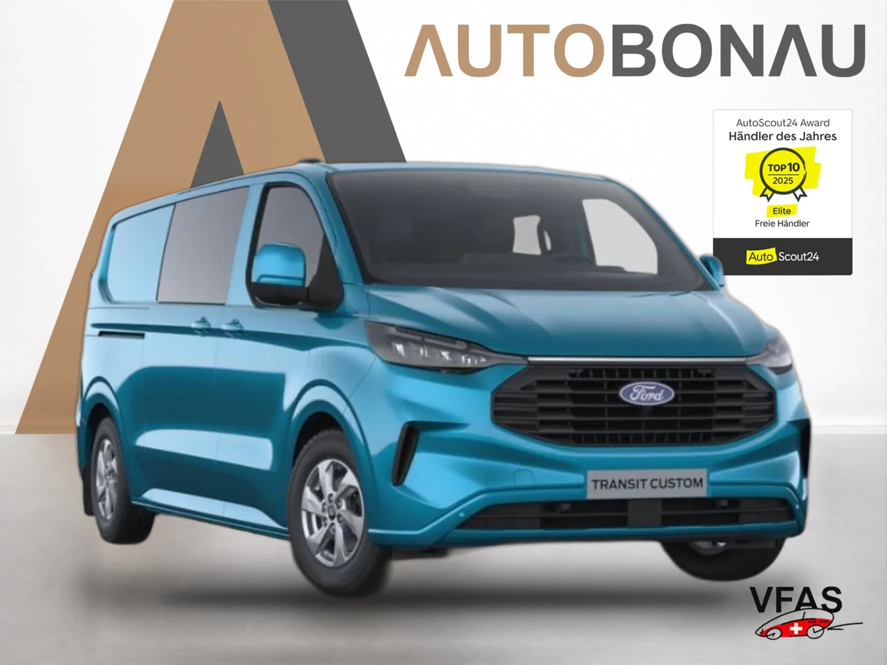 FORD Transit Custom Multicab Aut Limited L2 LED 4-S bei Auto Bonau