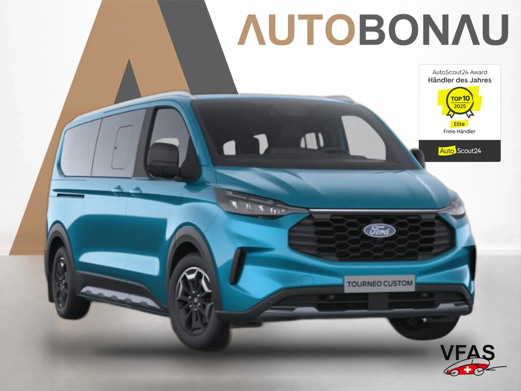 FORD Tourneo Custom Aut Active L2 AHK Matrix ACC 8-S bei Auto Bonau