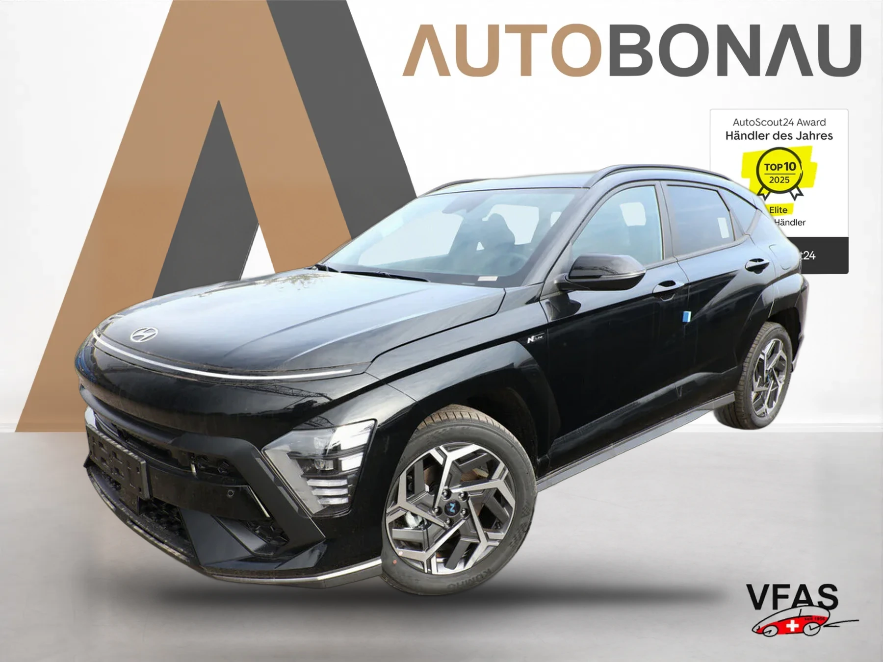 HYUNDAI Kona HEV N-Line Navi 4xSHZ PrivG 18Z Keyl ACC bei Auto Bonau