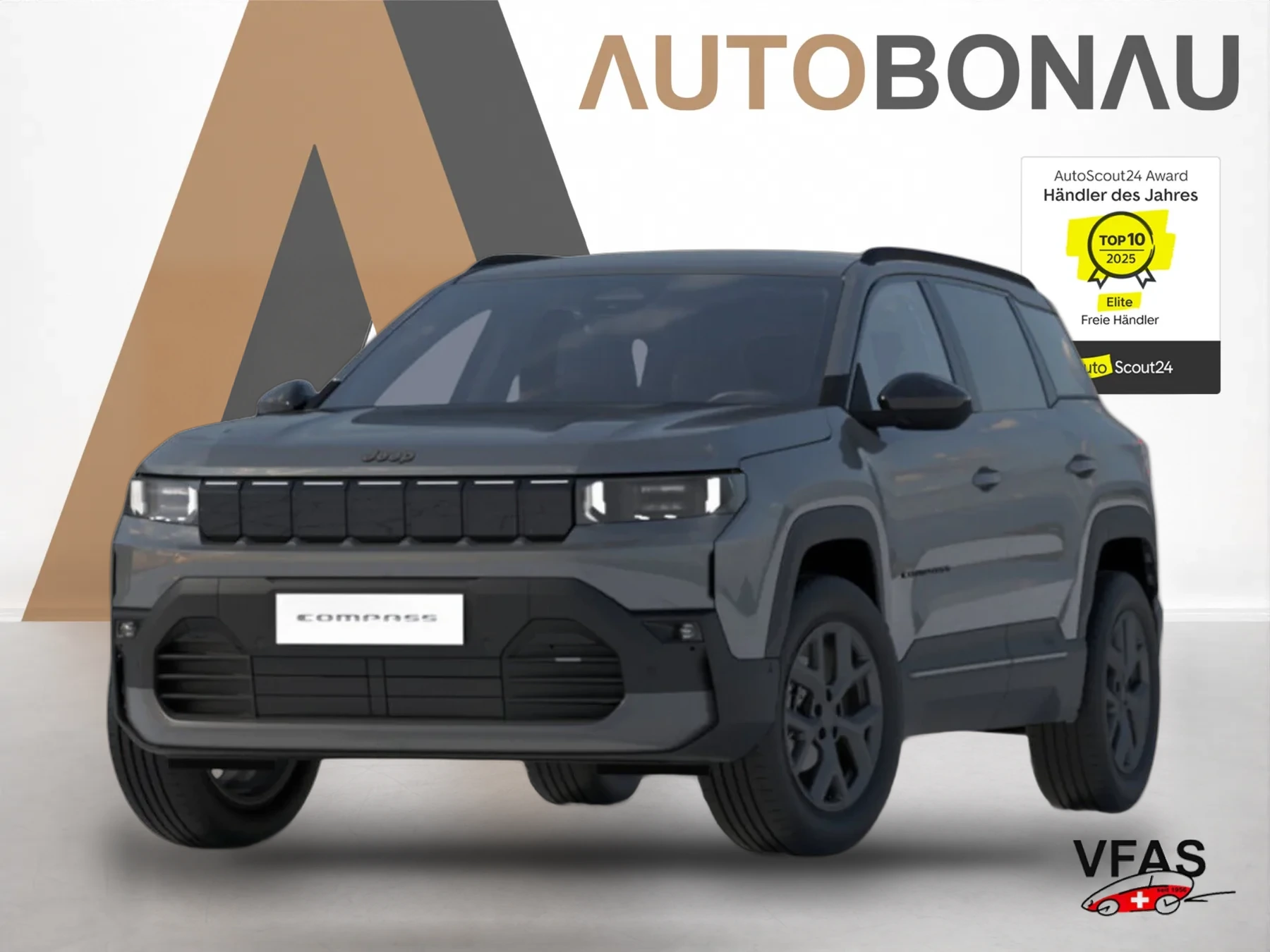 JEEP Compass neuMod Hybrid First Edit Pano Nav Matrix bei Auto Bonau