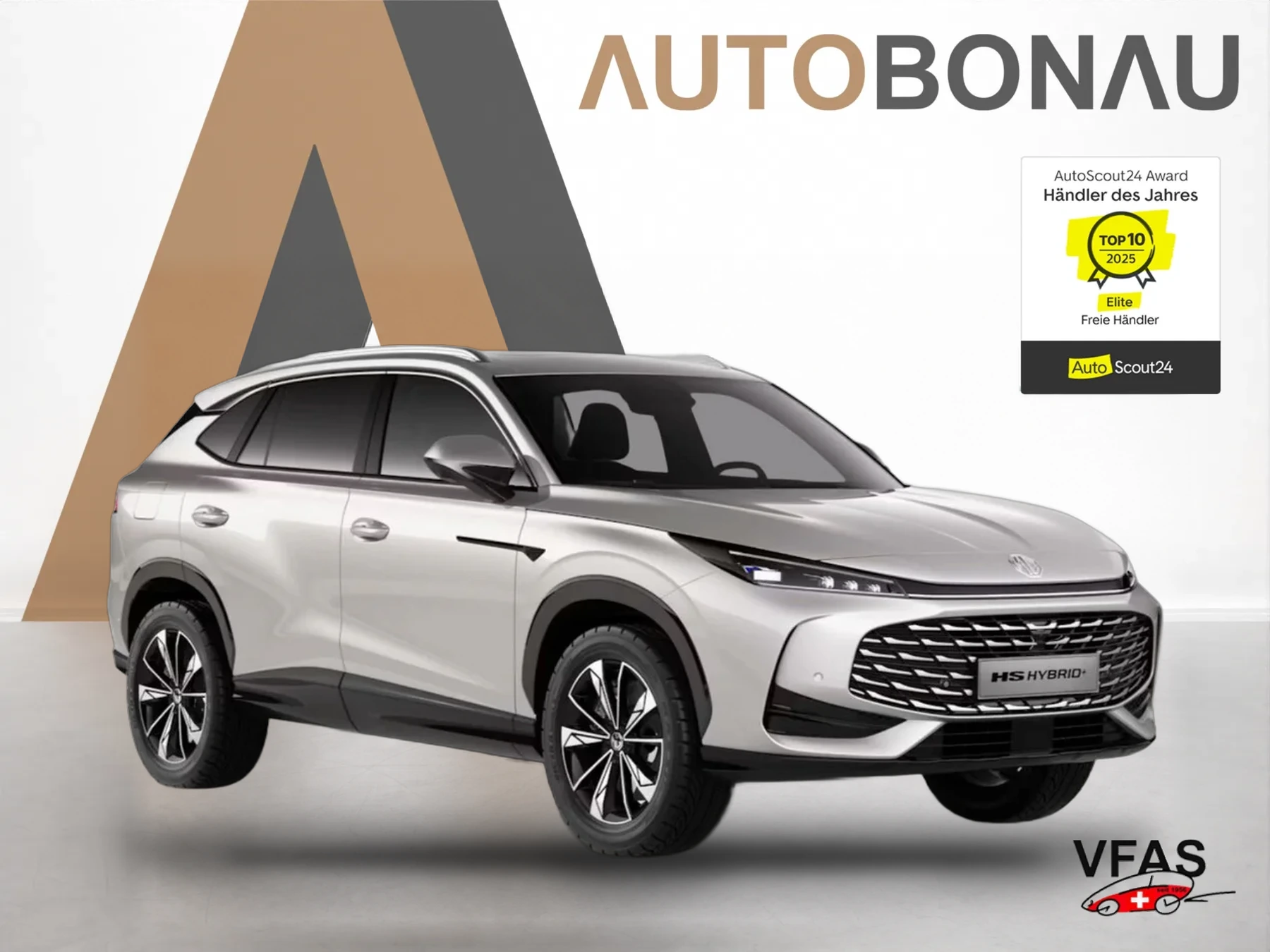 MG HS HEV+ Luxury ACC 360Kam SHZ eHK TotW KeyL 19Z bei Auto Bonau