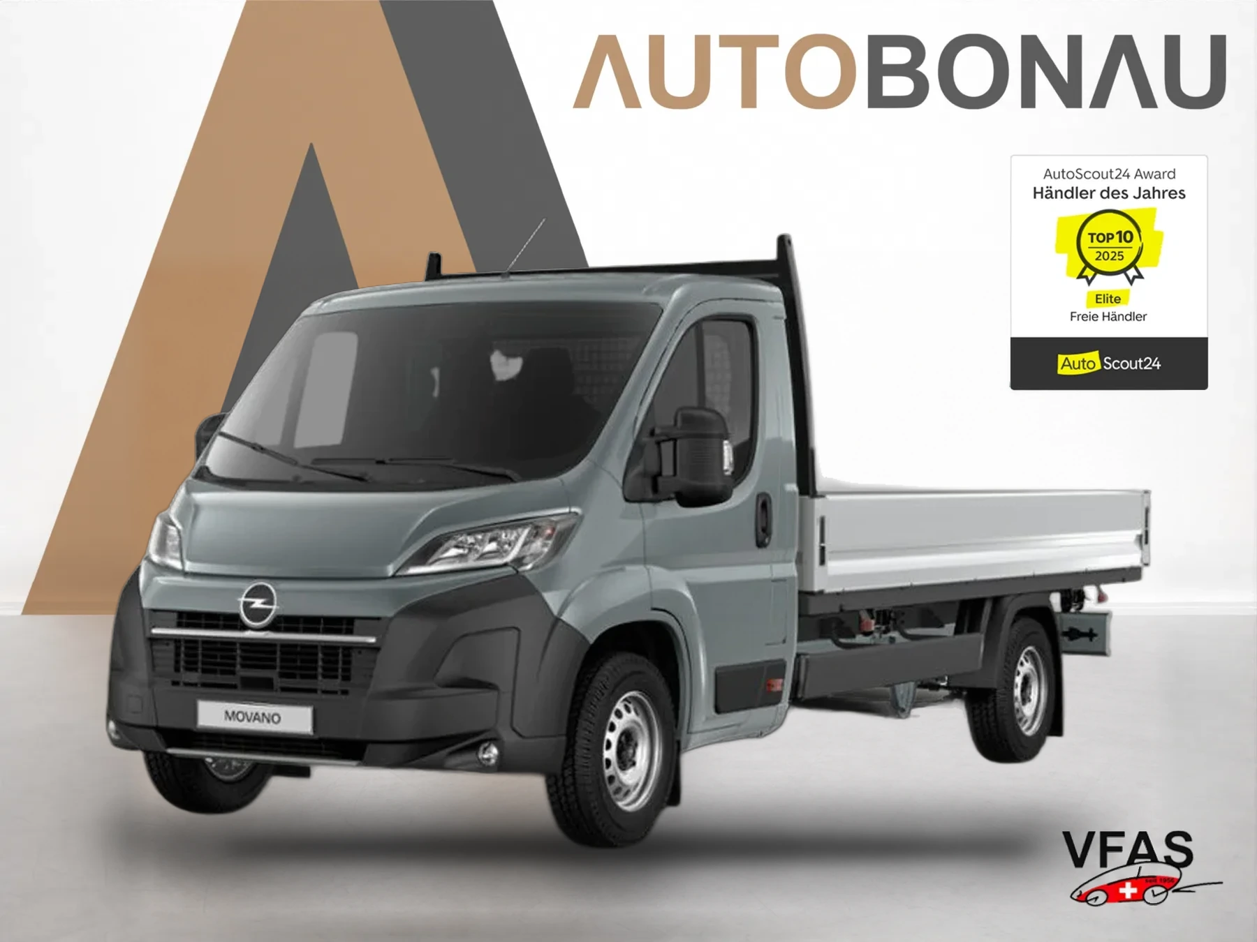 OPEL Movano Pritsche 35+ L4 NSW AppleC Kam bei Auto Bonau
