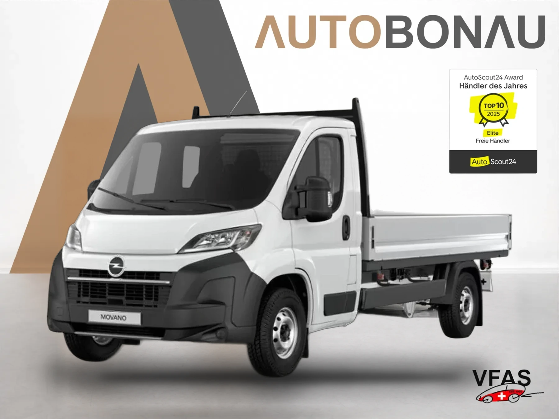OPEL Movano Pritsche 35+ L3 AppleC Kam bei Auto Bonau