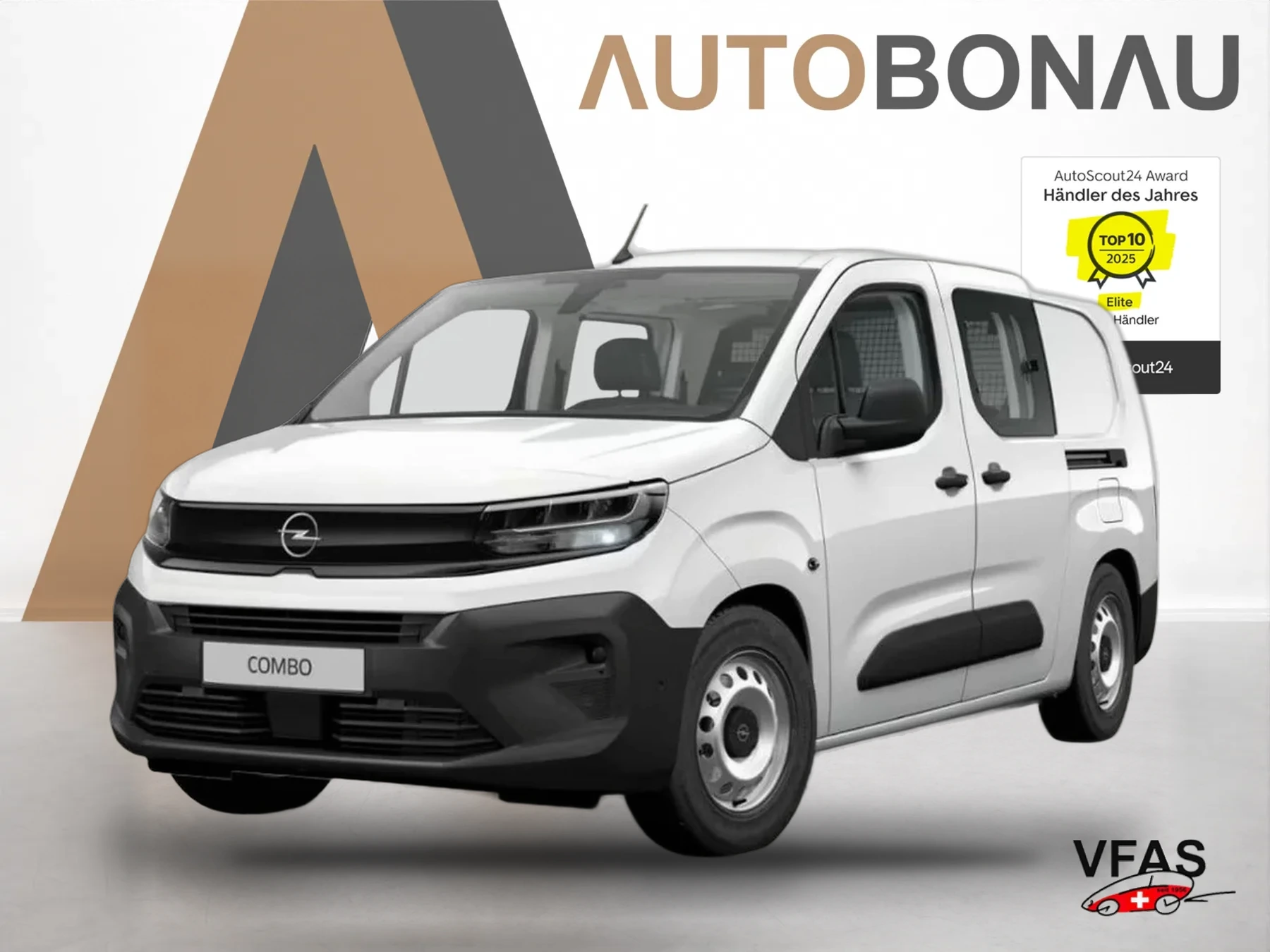 OPEL Combo DoKa XL AT8 AHK TechnoP 10"Touch Kam bei Auto Bonau