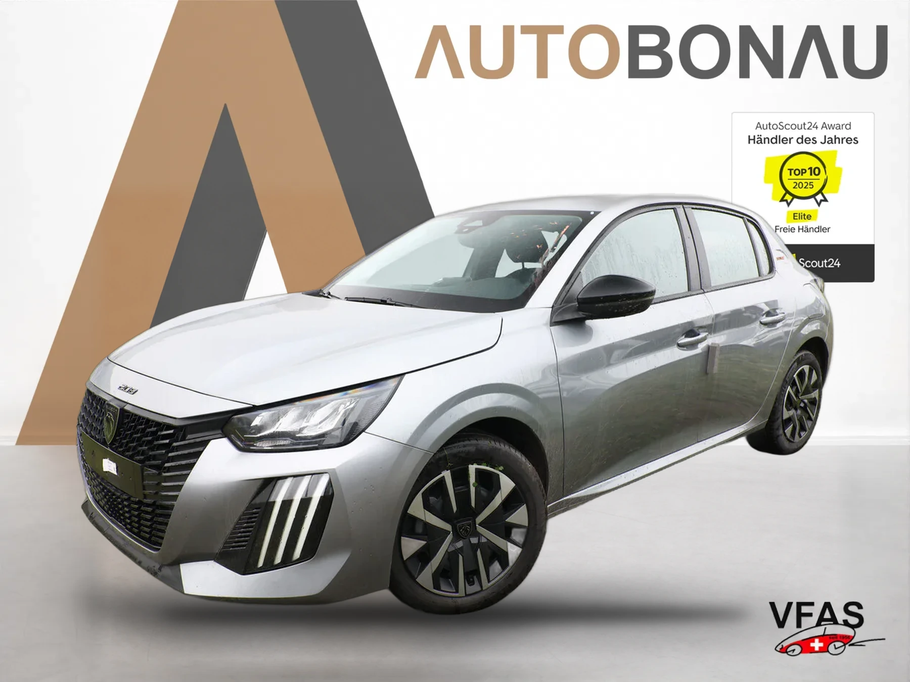 PEUGEOT 208 Style SHZ LED PDC Temp CarP/AndroidA Klima bei Auto Bonau