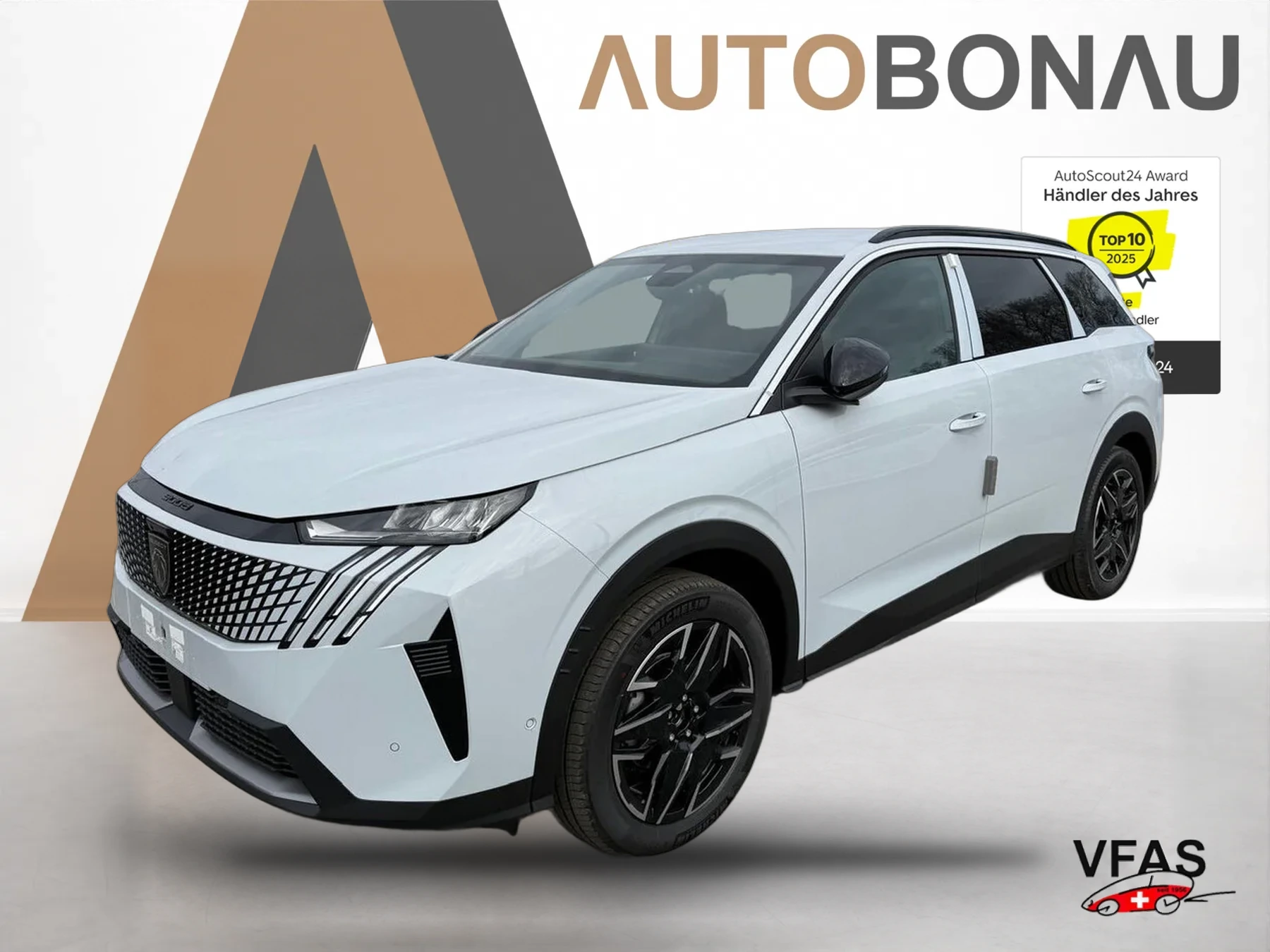 PEUGEOT 5008 Hybrid Allure 5-S SHZ 360° ACC 21"-HD 19Z bei Auto Bonau