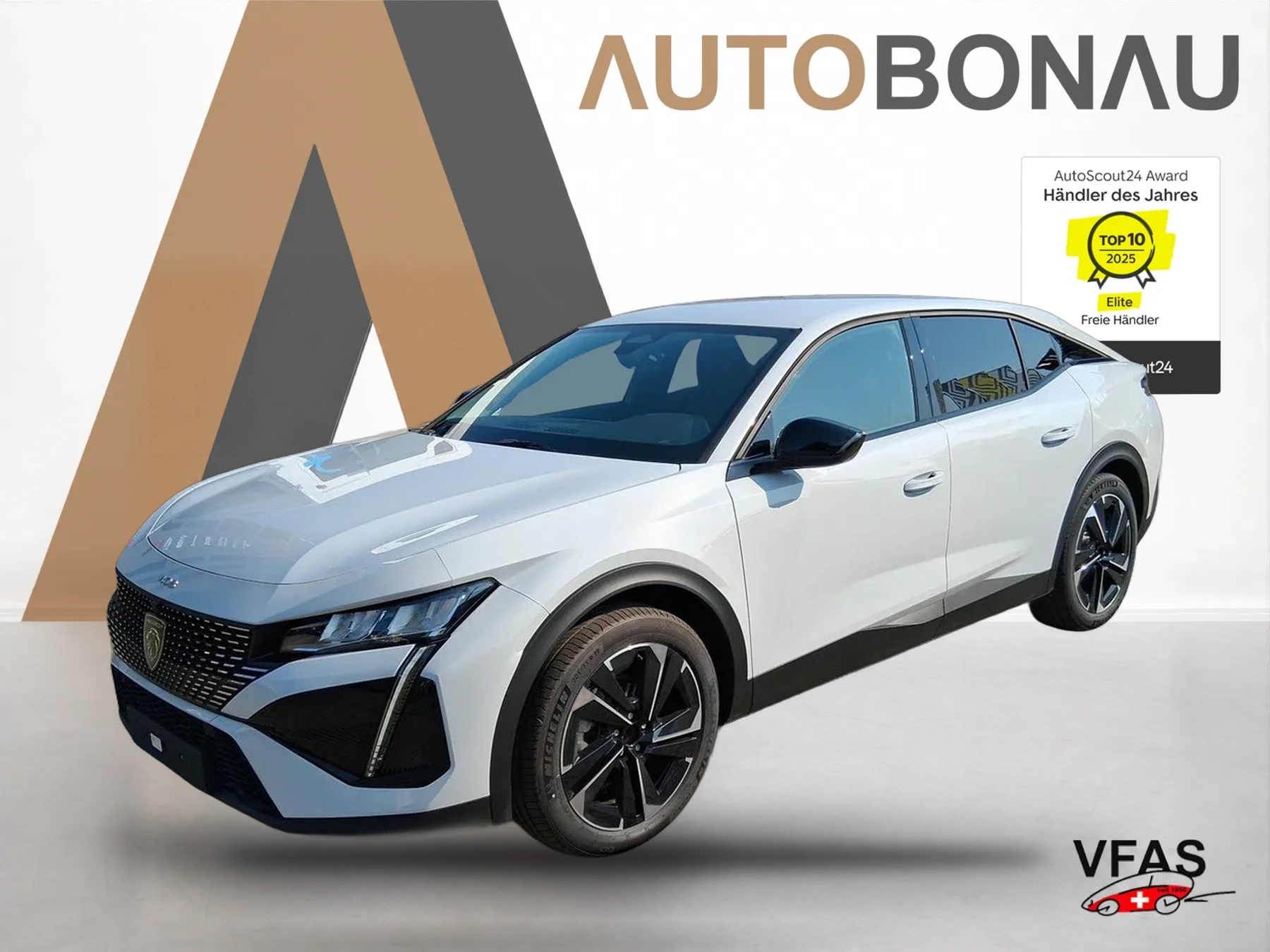 PEUGEOT 408 Hybrid Allure WinterP 360° ACC Nav Alarm LHZ bei Auto Bonau