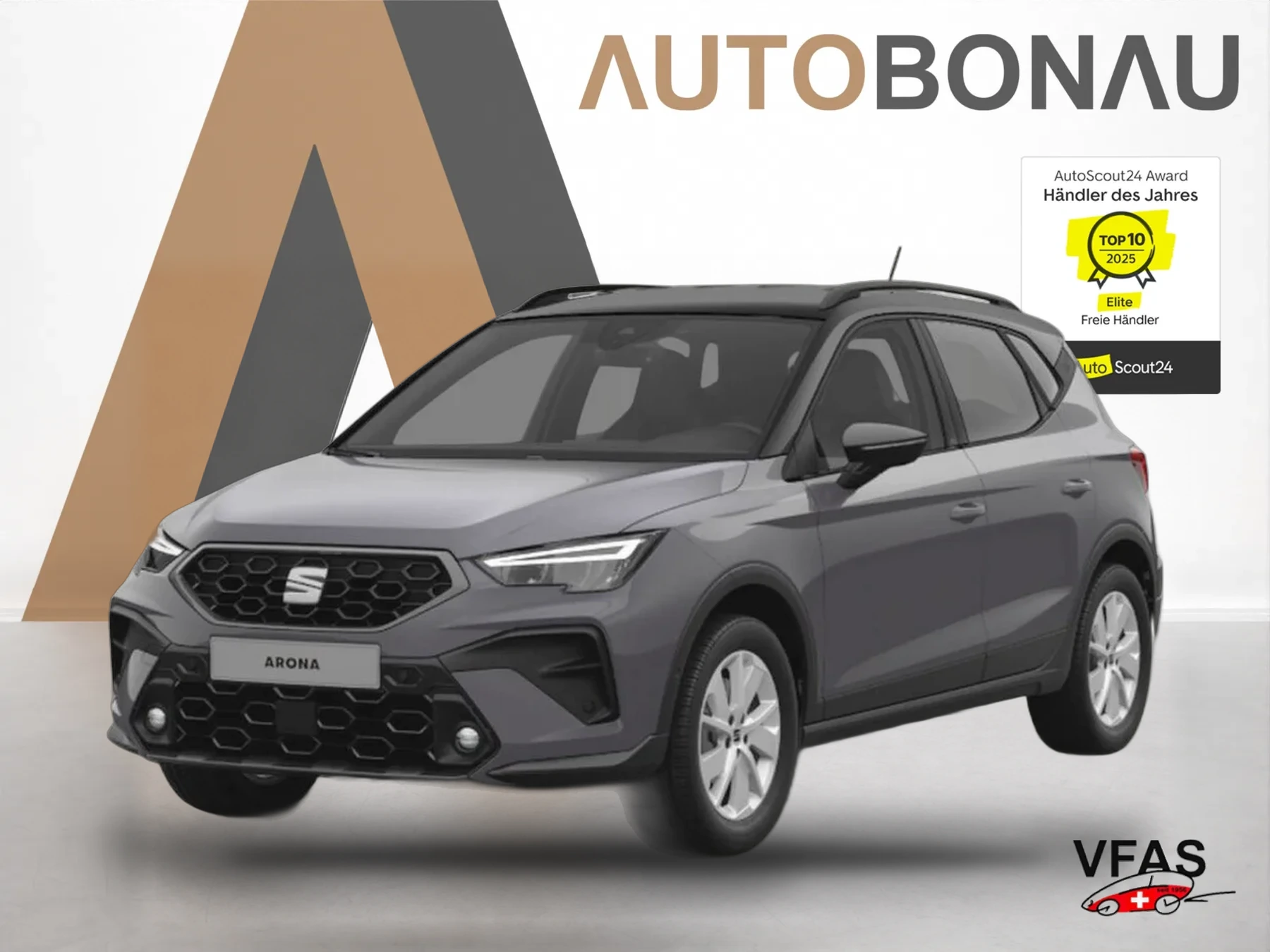 SEAT Arona DSG FR NeuMod Nav VollLED SHZ StauA 5JGar bei Auto Bonau