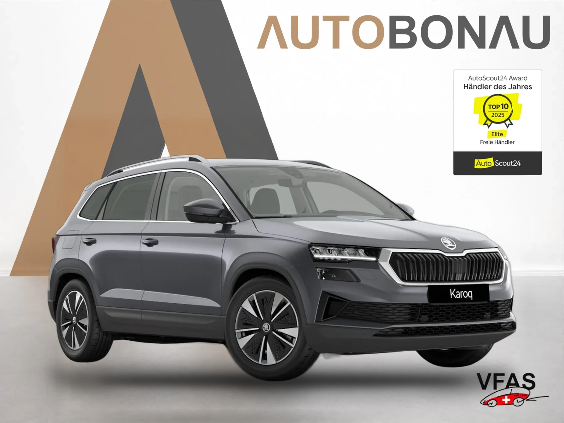 SKODA Karoq DSG Selec AHK ACC Kam SideA SHZv/h Kessy bei Auto Bonau