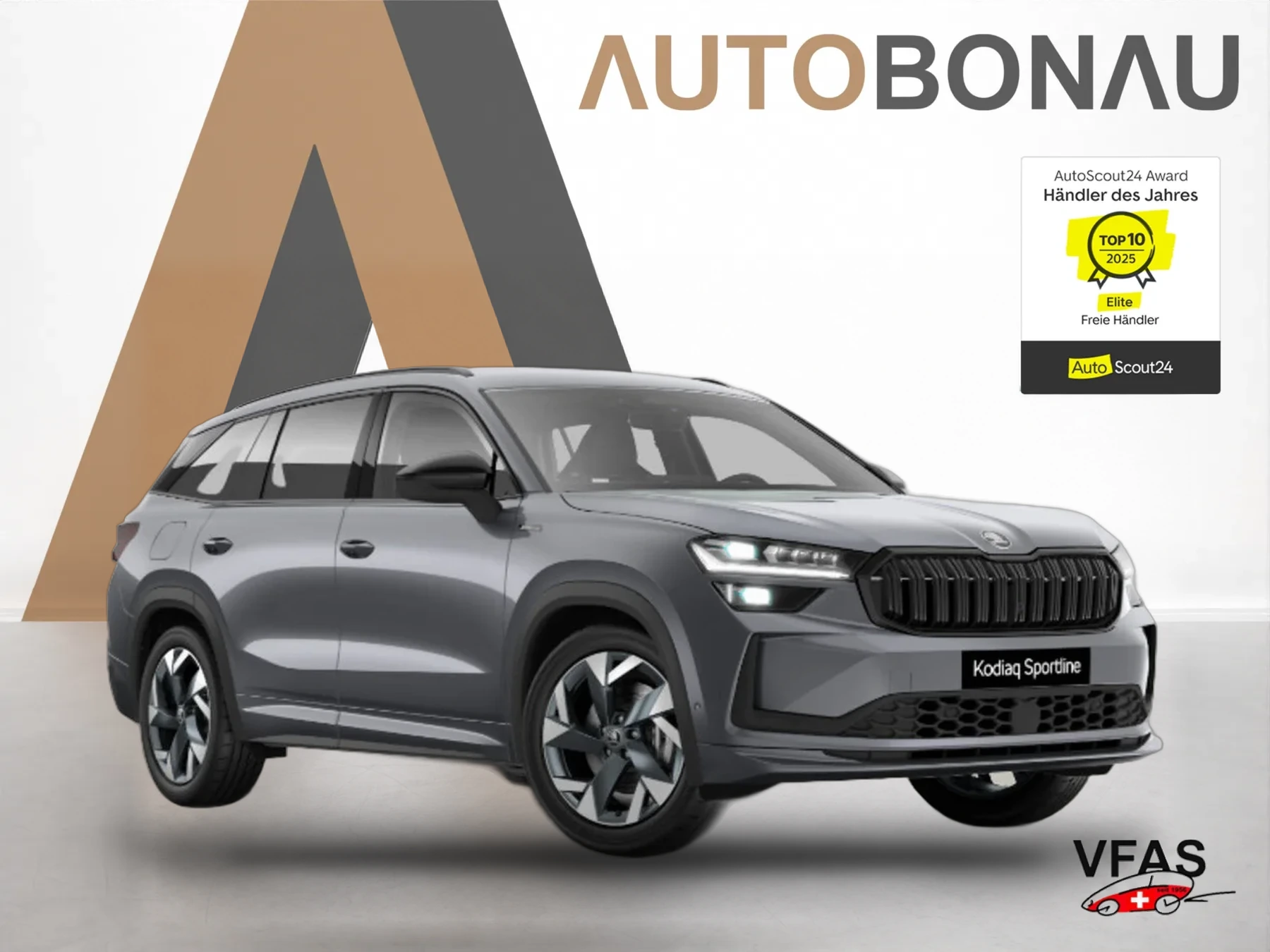 SKODA Kodiaq Sportl StandH 7-S HUD 360" ACC Nav SunS bei Auto Bonau