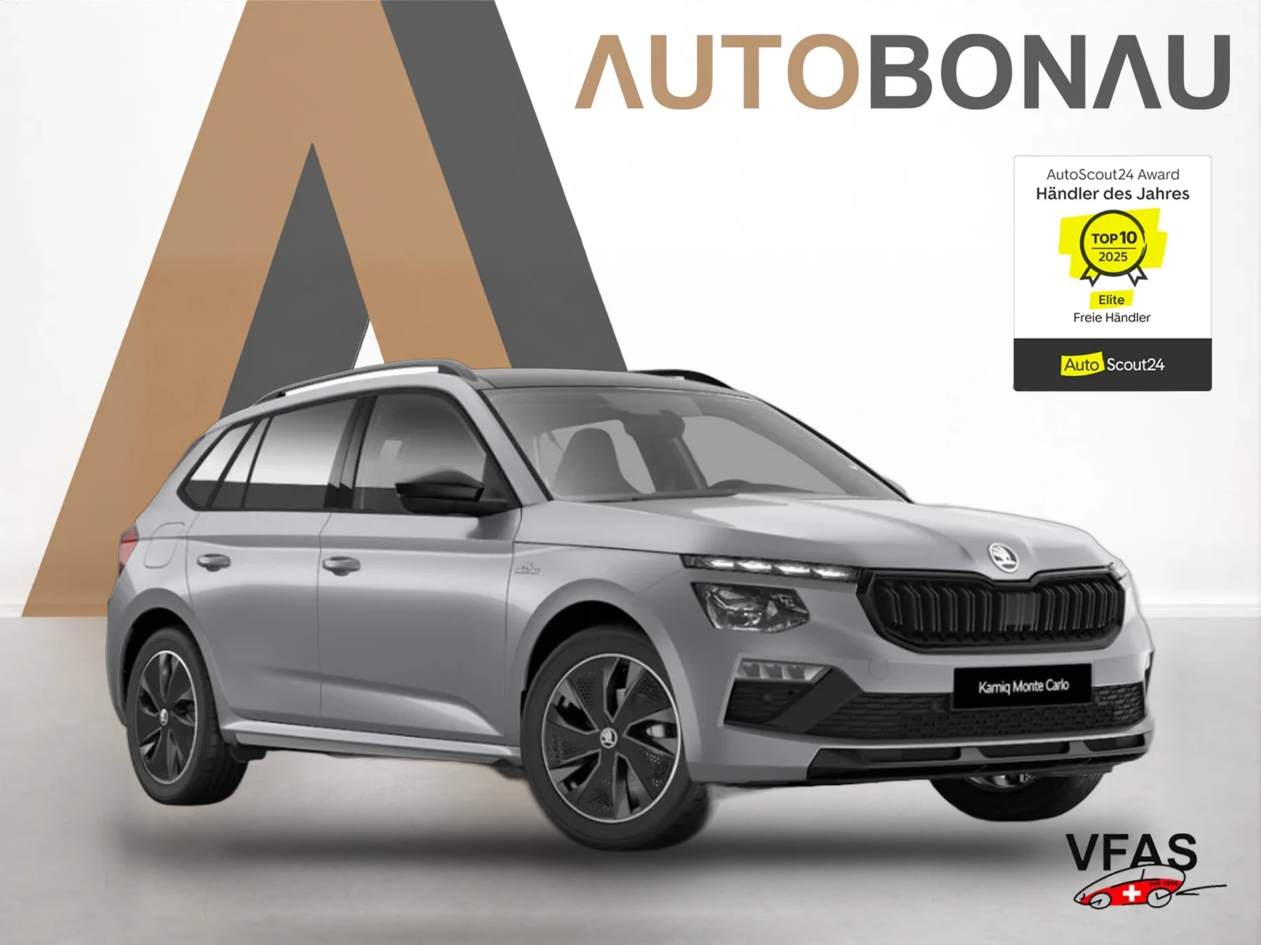 SKODA Kamiq DSG MonteC Pano Matrix Nav ACC Kam Kessy bei Auto Bonau