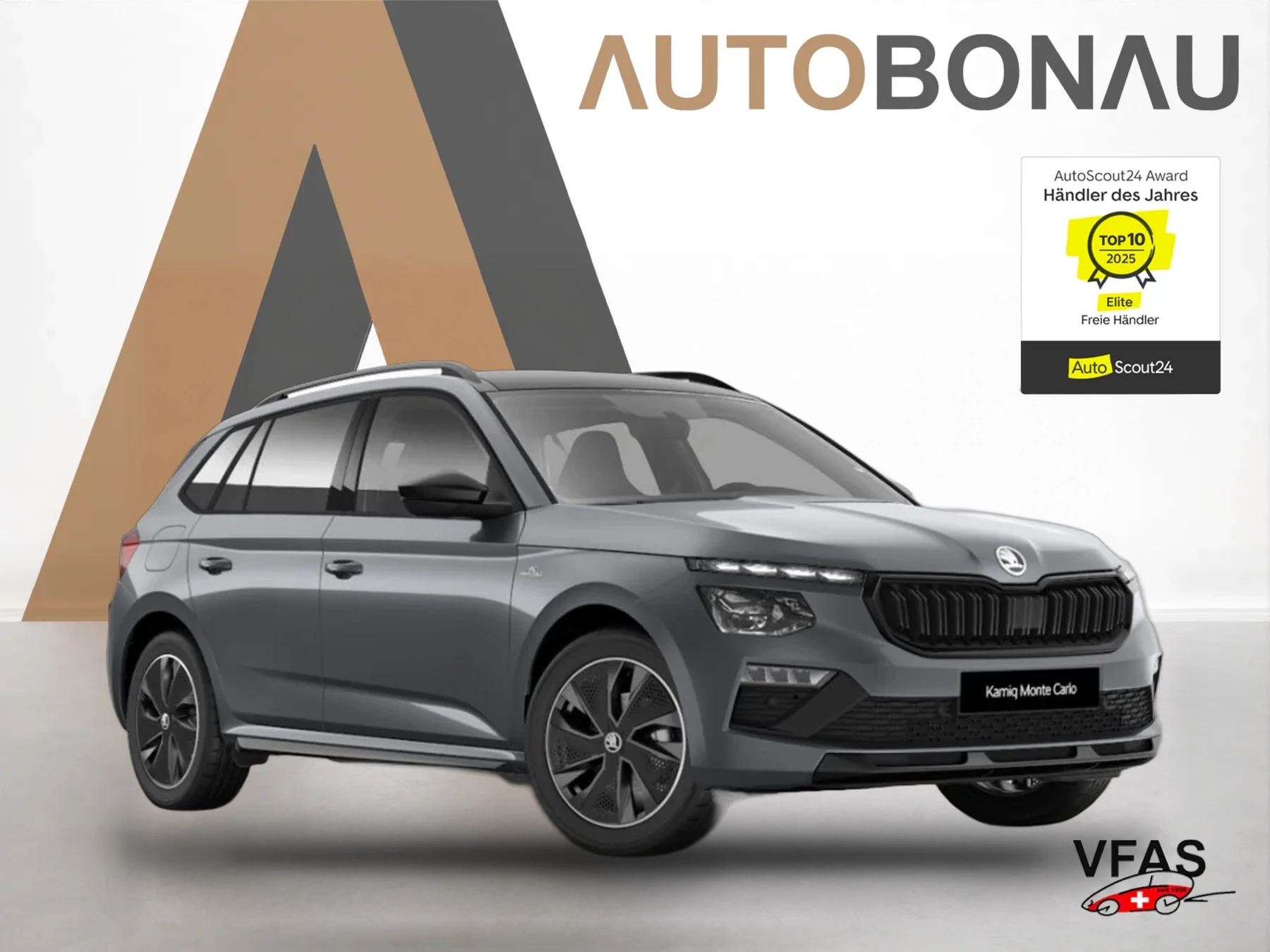 SKODA Kamiq DSG MonteC Pano Matrix Nav ACC Kam Kessy bei Auto Bonau