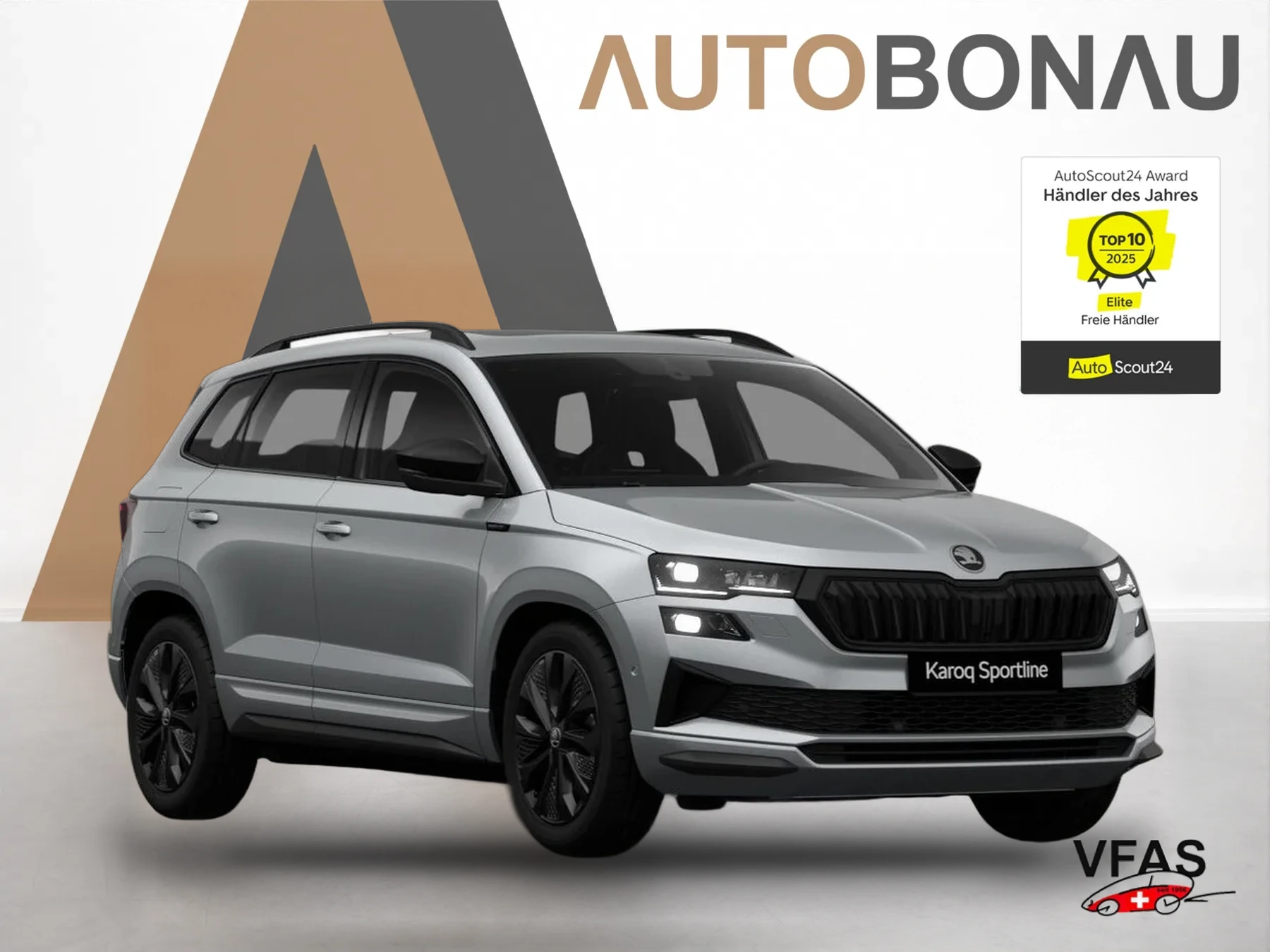 SKODA Karoq DSG Sportl Pano Matrix Nav 360 Canton ACC bei Auto Bonau