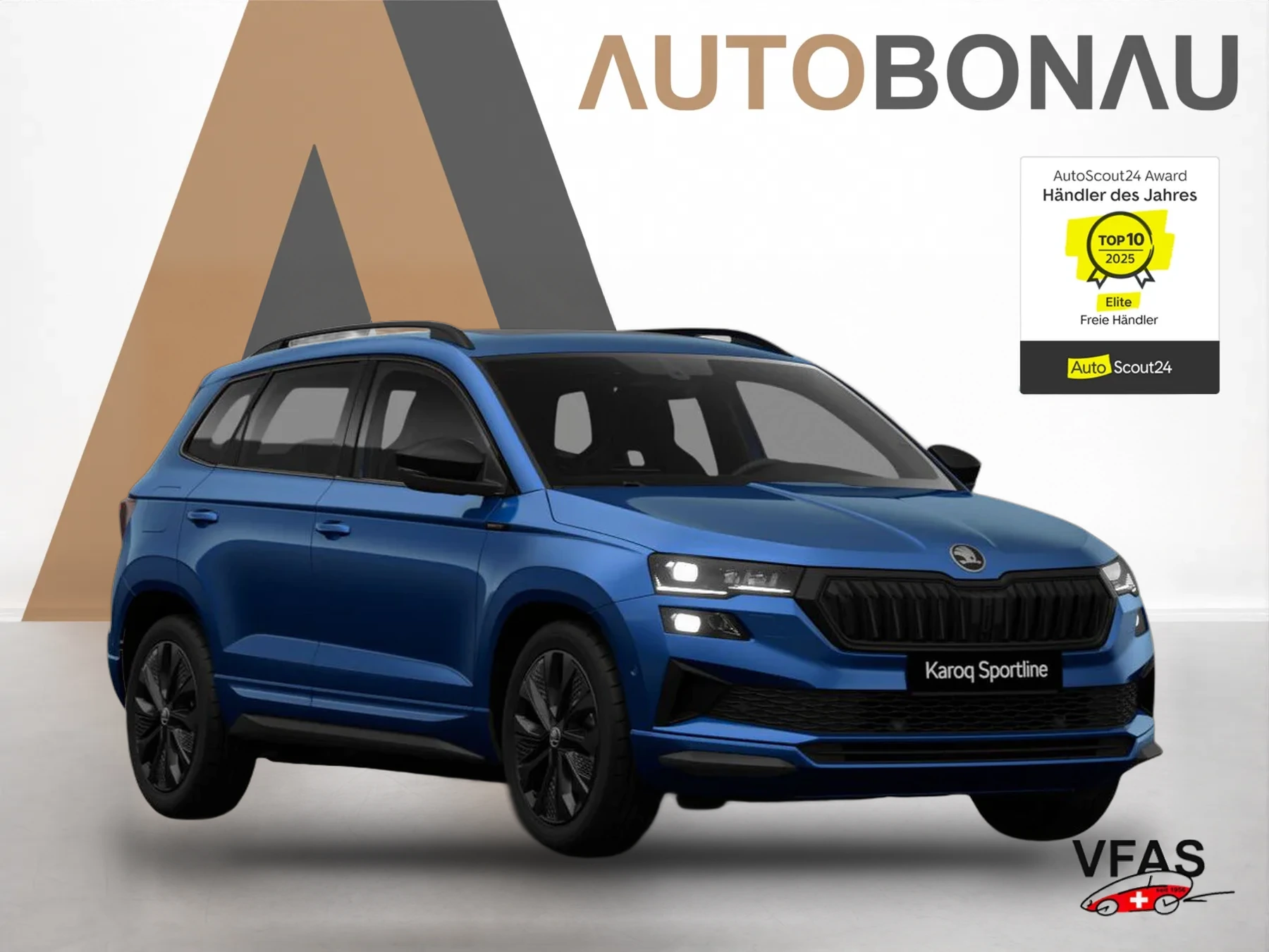 SKODA Karoq DSG Sportl Pano Matrix Nav 360 Canton ACC bei Auto Bonau