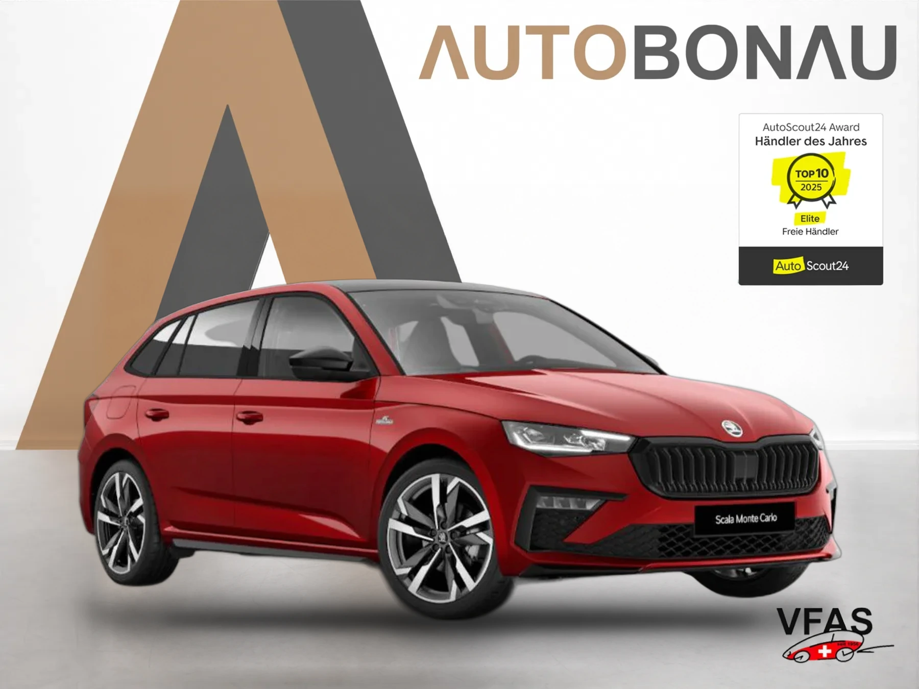 SKODA Scala DSG MonteC Pano Matrix ACC 18Z el.Heck SHZ bei Auto Bonau