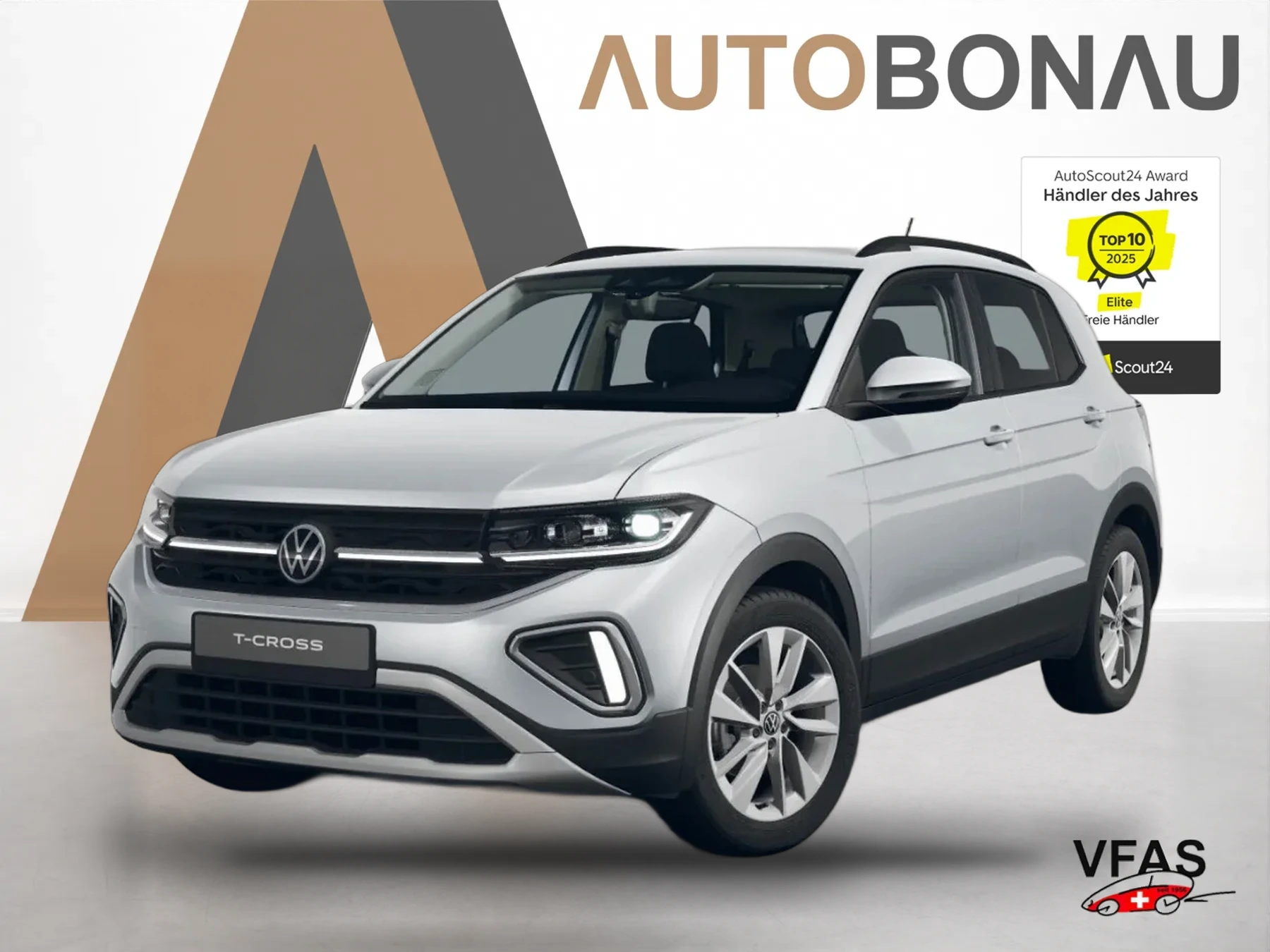 VOLKSWAGEN T-Cross DSG Matrix 2ZKlima Kam 17Z R2D SHZ PDC bei Auto Bonau