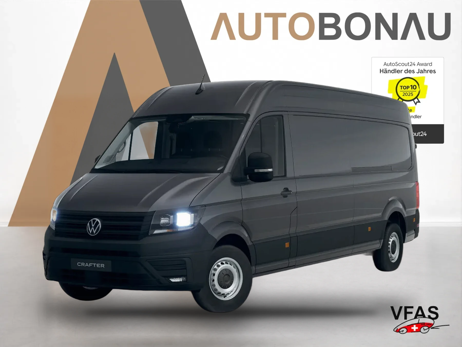VOLKSWAGEN Crafter 35 AT8 L4H3 3S AHK Kam Temp AppC 2xPDC bei Auto Bonau