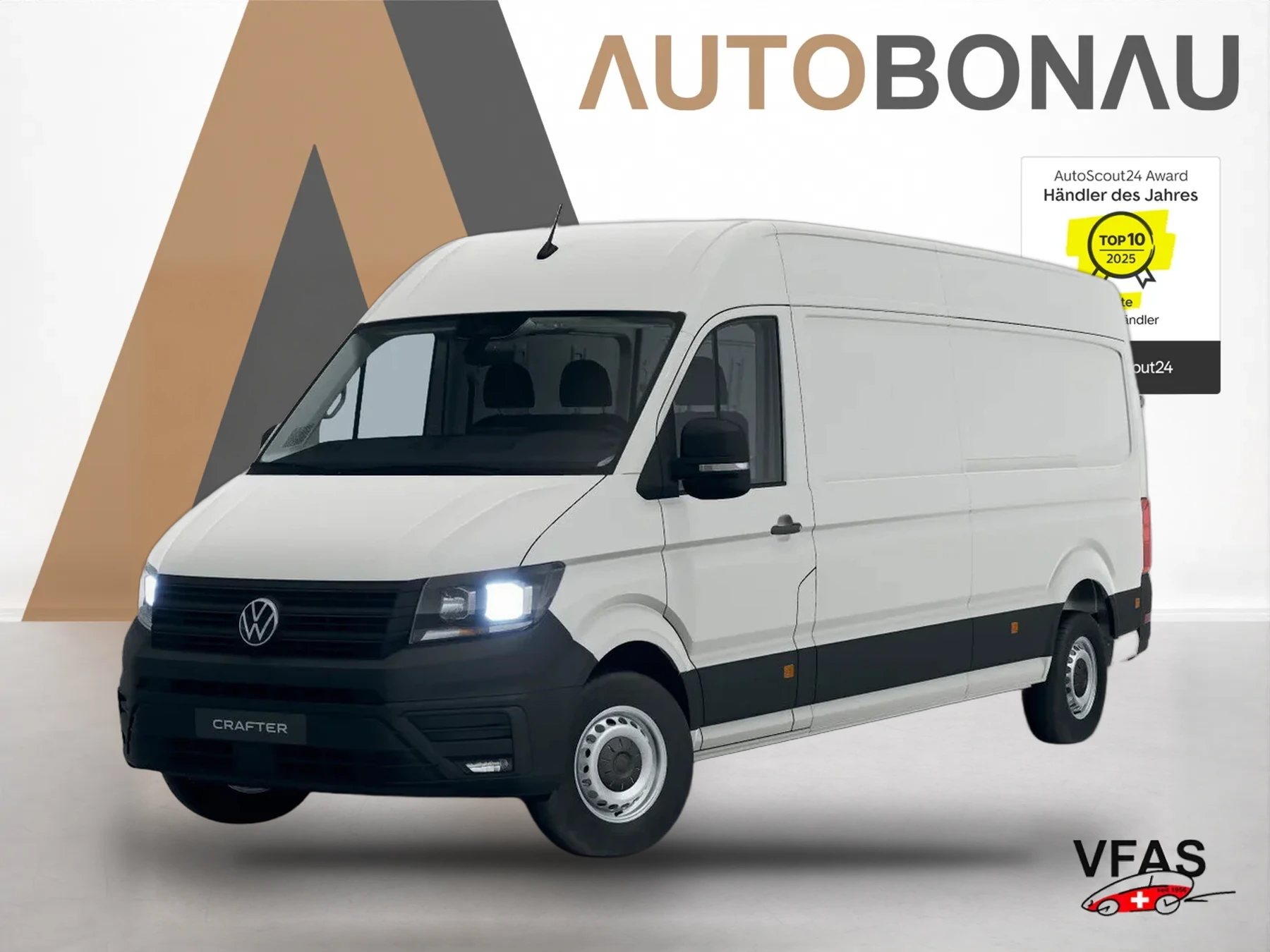 VOLKSWAGEN Crafter 35 AT8 L4H3 4M Kam Temp PDC AppC VorbAHK bei Auto Bonau