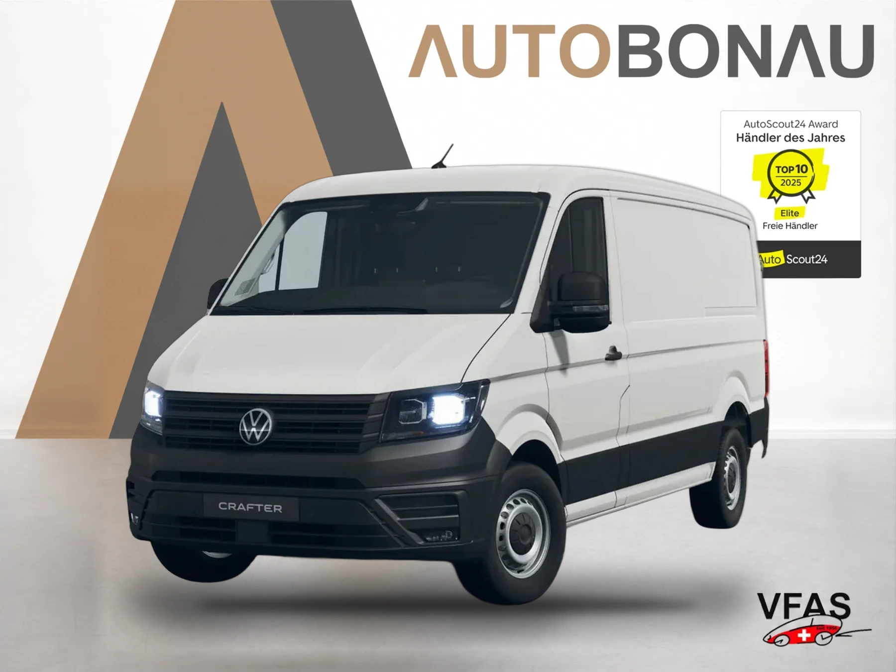 VOLKSWAGEN Crafter 35 AT8 L3H2 4M AHK Kam Temp 2xPDC AppCon bei Auto Bonau