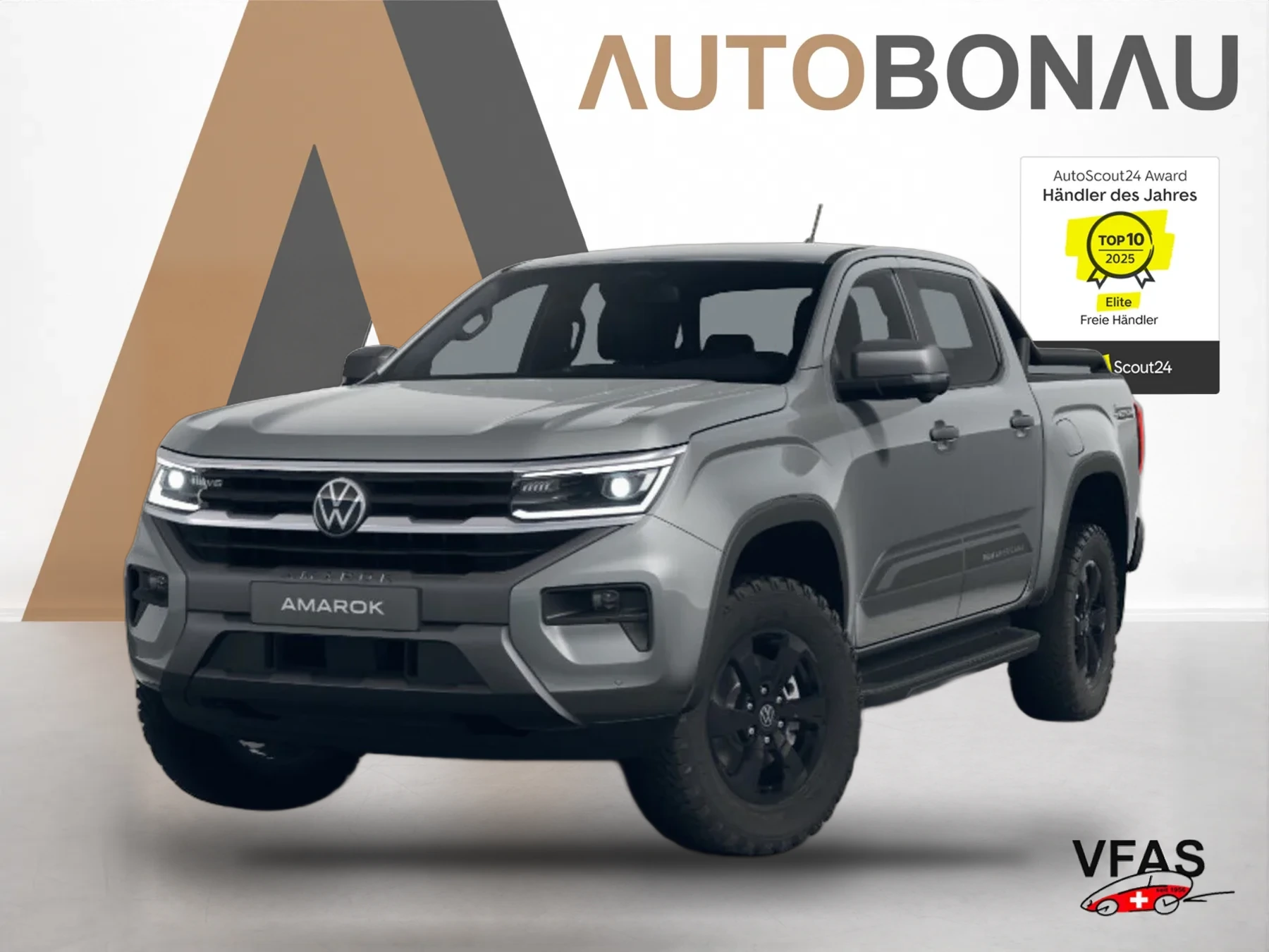 VOLKSWAGEN Amarok PanAm Rollcover AHK AssisP Klimaaut 18"LM bei Auto Bonau