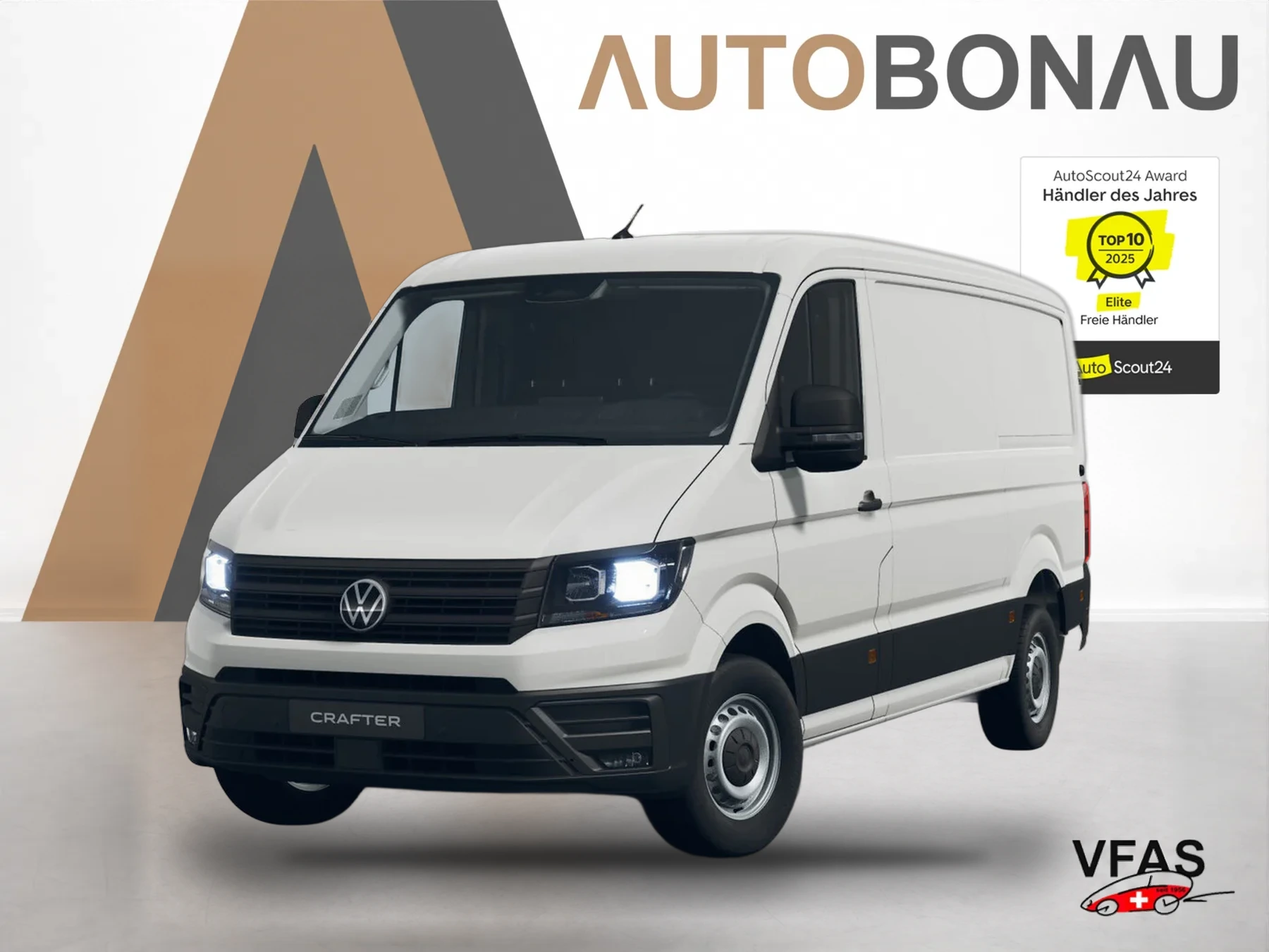 VOLKSWAGEN Crafter 35 AT8 L3H2 3S Temp AppC 2xPDC VorberAHK bei Auto Bonau