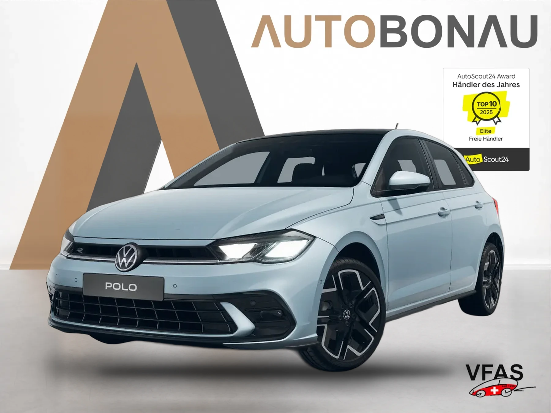 VOLKSWAGEN Polo R-Line Pano ParkA Kam PrivG SHZ AC2Zone 17Z bei Auto Bonau