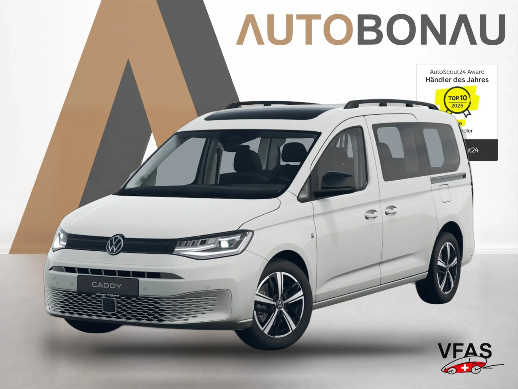 VOLKSWAGEN Caddy Maxi Life 4M Pano LED 17LM 2ZoneAC 4J.Gara bei Auto Bonau