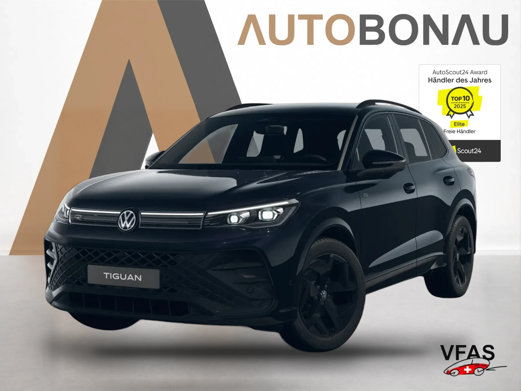 VOLKSWAGEN Tiguan R-Line IQ.Drive Pro BlackP Nav AHK LM19 bei Auto Bonau