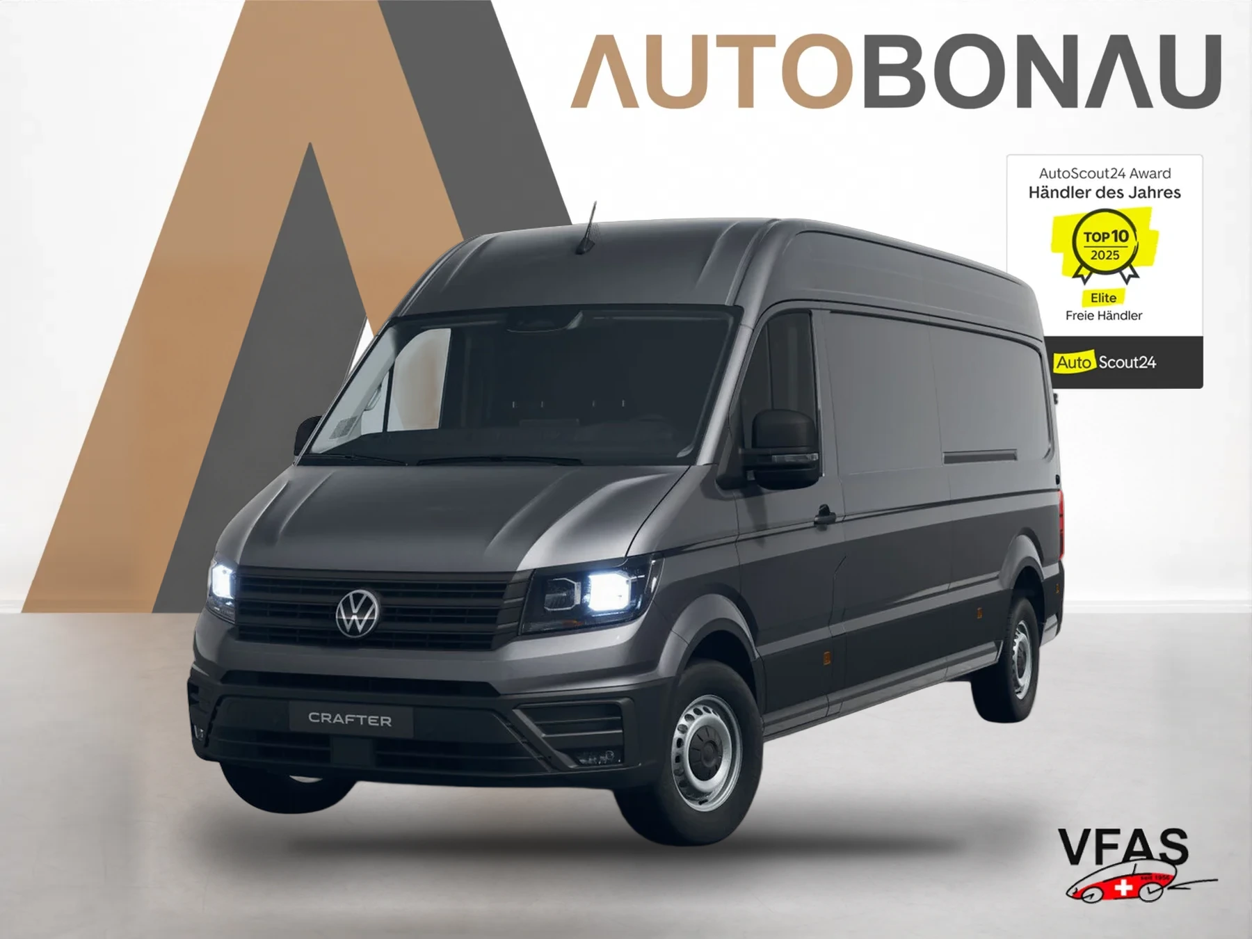 VOLKSWAGEN Crafter 35 L4H3 3S Temp AppCo 2xPDC Vorber.AHK bei Auto Bonau
