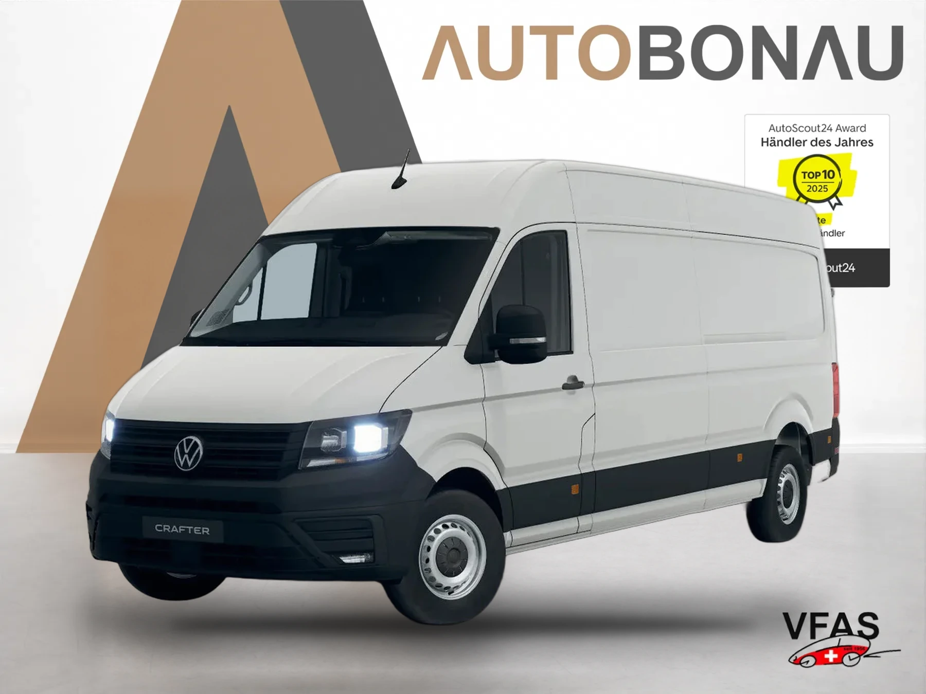 VOLKSWAGEN Crafter 35 AT8 L4H3 3S AHK Kam Temp AppC 2xPDC bei Auto Bonau
