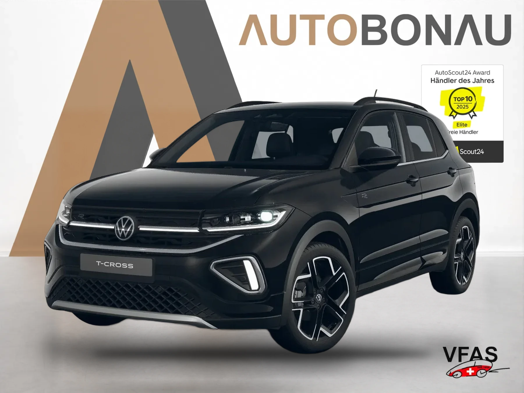 VOLKSWAGEN T-Cross R-Line Matrix AHK 18Z Kam SHZ PrivG KeyL bei Auto Bonau