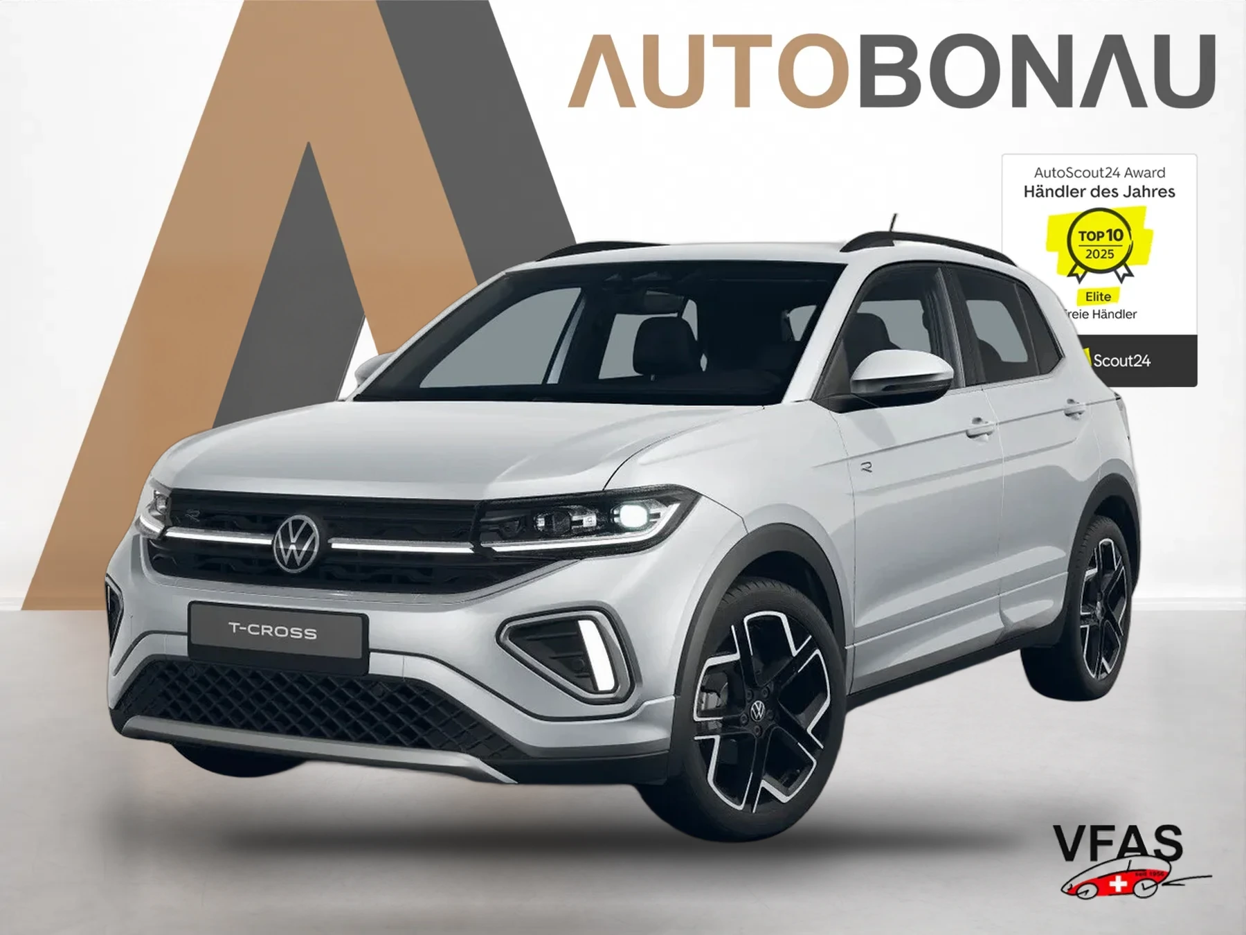 VOLKSWAGEN T-Cross R-Line Matrix 18Z Kam SHZ PrivG KeyL PDC bei Auto Bonau