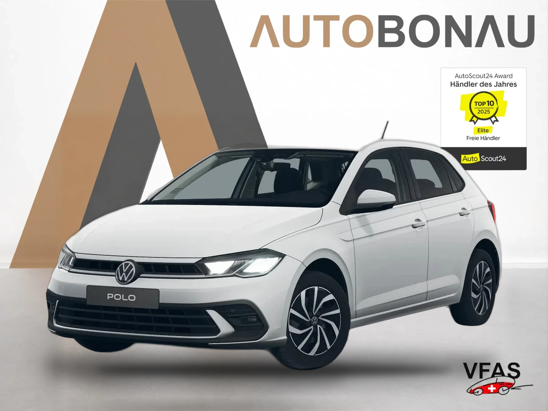 VOLKSWAGEN Polo 115 DSG LM 15" AC(2Zone) SHZ Kam Temp PrivG bei Auto Bonau