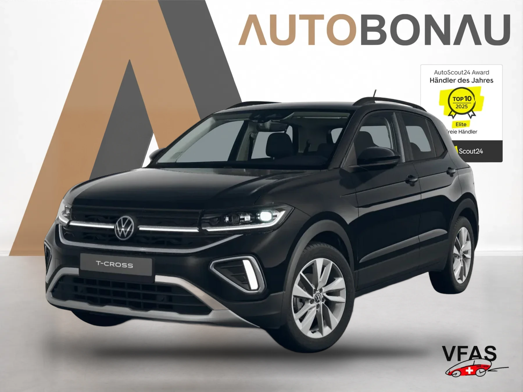 VOLKSWAGEN T-Cross DSG Matrix AHK 2ZKlima ParkP Kam R2D SHZ bei Auto Bonau